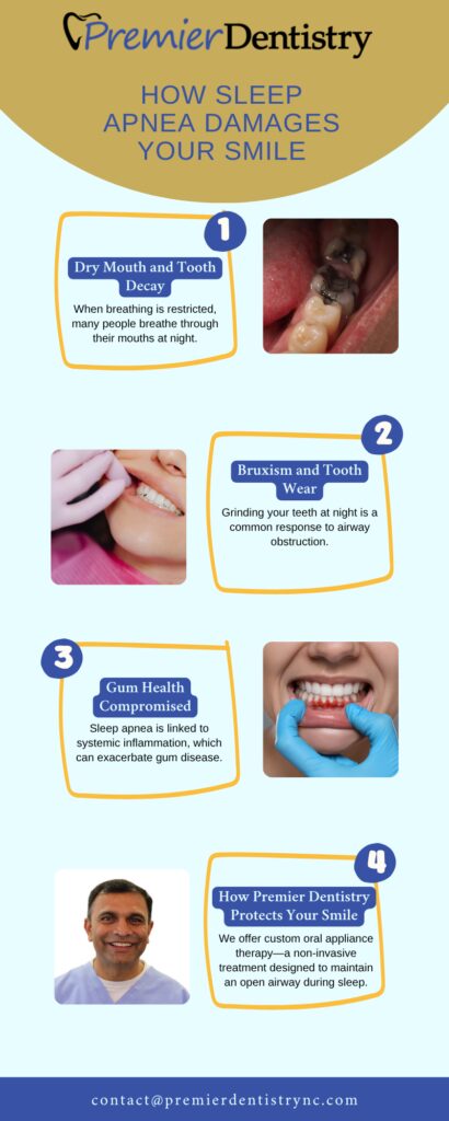 The Silent Impact: How Sleep Apnea Damages Your Smile